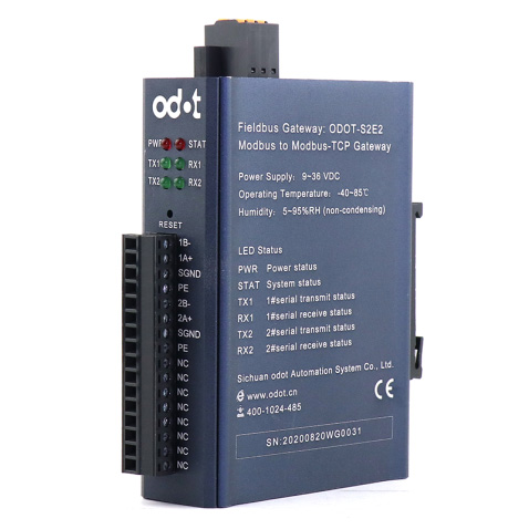 Basic solution with ODOT-MG series gateways